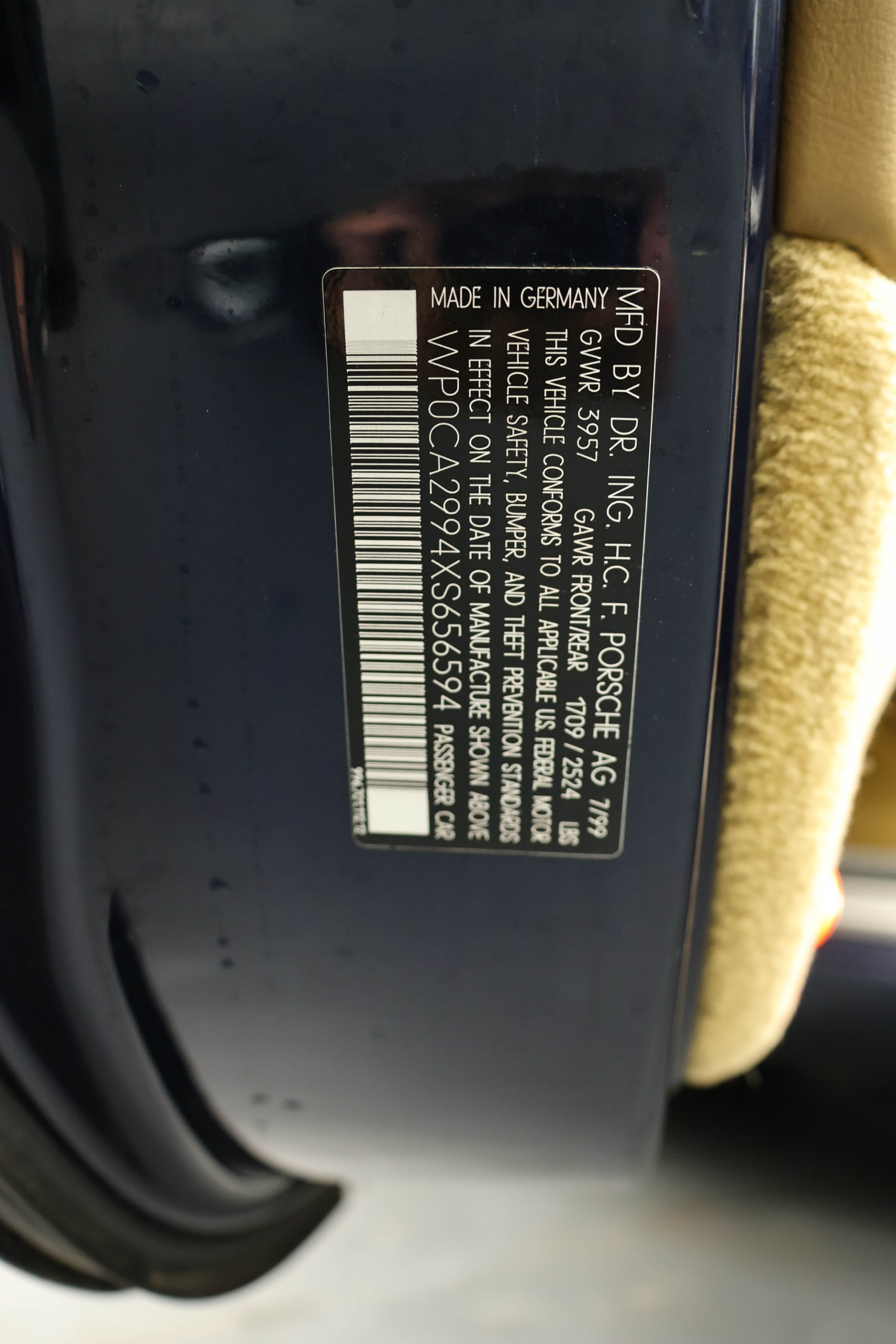 1999 Porsche 911 Cabriolet photo 17