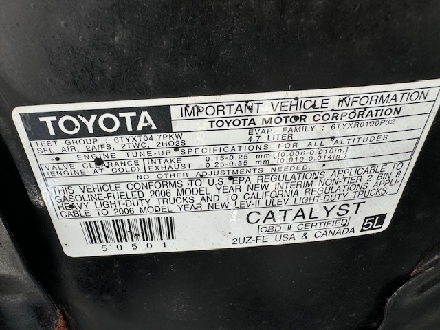 Used 2006 Toyota Tundra Limited For Sale (Sold) | Private